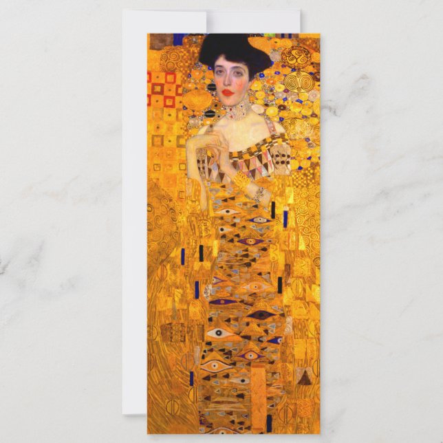 Gustav Klimt Portrait of Adele Bloch Bauer Invitation (Front)