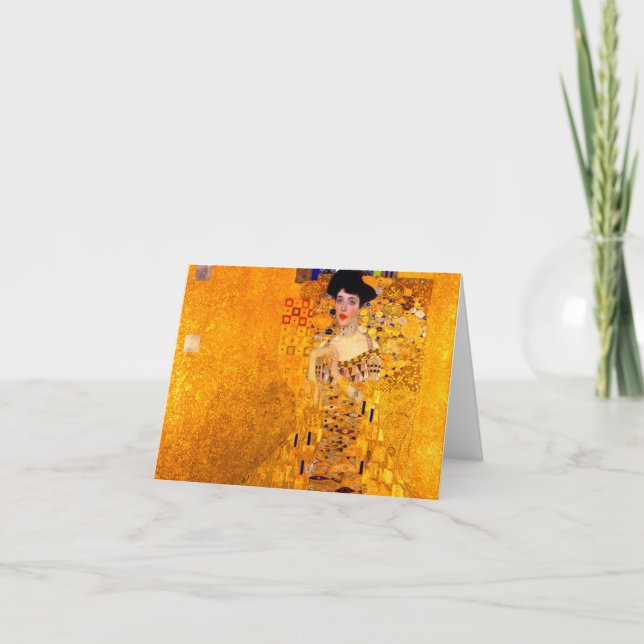 Gustav Klimt Portrait of Adele Bloch Bauer Invitation (Front)