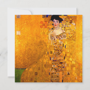 Gustav Klimt Portrait of Adele Bloch Bauer Invitation