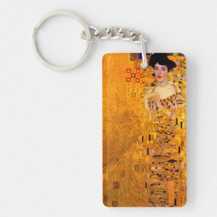 Gustav Klimt Portrait of Adele Bloch Bauer Keychain