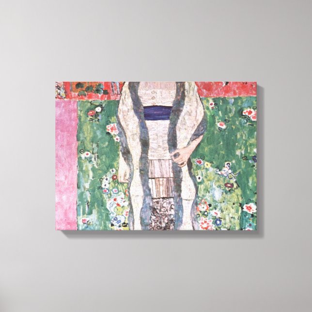 Gustav Klimt Portrait Of Adele Bloch Bauer ll Canvas Print (Front)