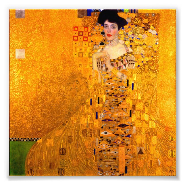 Gustav Klimt Portrait of Adele Bloch Bauer Photo Print (Front)