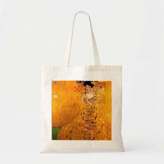 Gustav Klimt Portrait of Adele Bloch Bauer Tote Bag (Front)