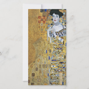 Gustav Klimt - Portrait of Adele Holiday Card