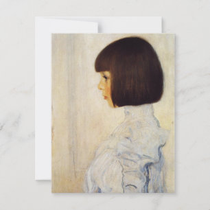 Gustav Klimt Portrait of Helene Klimt Invitations