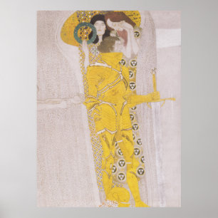 Gustav Klimt Poster - beethoven frieze