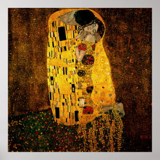 Gustav Klimt Poster Le Baiser