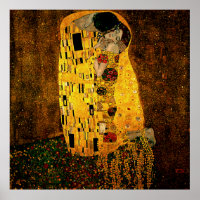 Gustav Klimt Poster The Kiss
