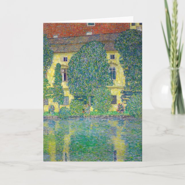 Gustav Klimt - Schloss Kammer am Attersee III Card (Front)
