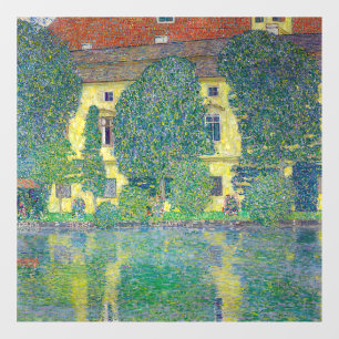 Gustav Klimt - Schloss Kammer am Attersee III Window Cling