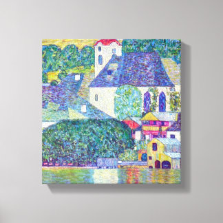 Gustav Klimt - St Wolfgang Church Canvas Print