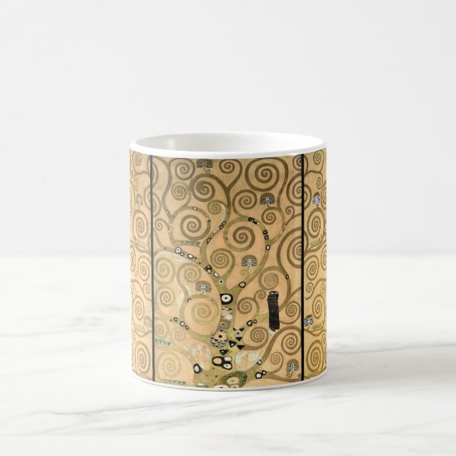 Gustav Klimt - Stoclet Frieze Tree of Life Coffee Mug (Center)