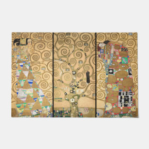 Gustav Klimt - Stoclet Frieze Tree of Life Doormat