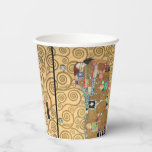 Gustav Klimt - Stoclet Frieze Tree of Life Paper Cups<br><div class="desc">Stoclet Frieze Triptych: Tree of Life,  Fulfilment,  Expectation - Gustav Klimt,  Cardboard,  1909</div>