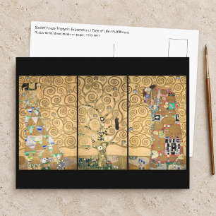 Gustav Klimt - Stoclet Frieze Tree of Life Postcard