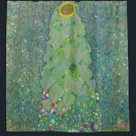 Gustav Klimt Sunflower Green and Yellow Retro<br><div class="desc">Transform your bathroom into a captivating oasis with this stunning shower curtain adorned with Gustav Klimt's iconic Sunflower painting,  bringing a touch of timeless beauty to your daily rituals. Elevate your space with artistry and elegance,  making every moment spent in the bathroom a luxurious and inspiring experience.</div>