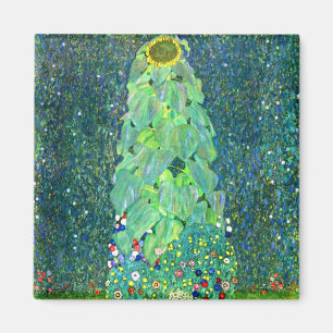 Gustav Klimt: Sunflower Magnet