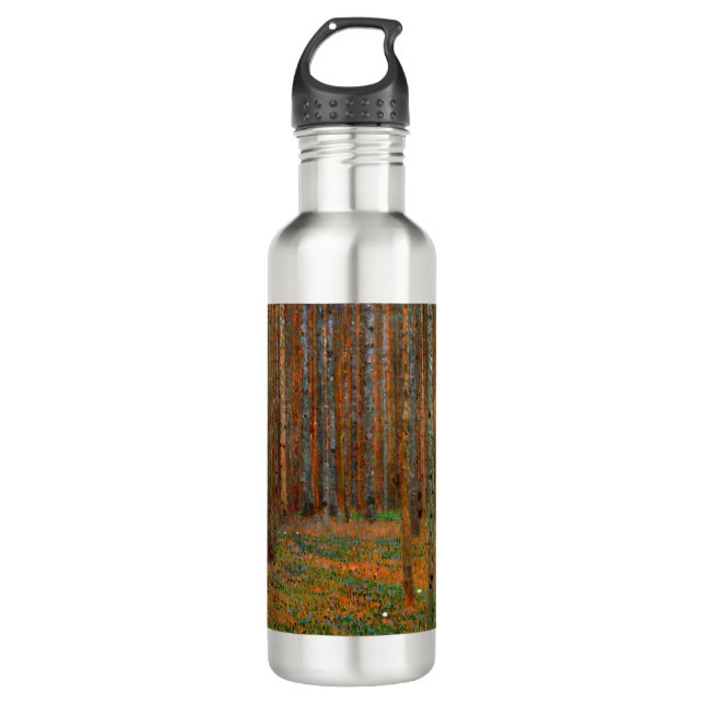 Gustav Klimt - Tannenwald Pine Forest 710 Ml Water Bottle (Front)