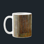 Gustav Klimt - Tannenwald Pine Forest Coffee Mug<br><div class="desc">Fir Forest / Tannenwald Pine Forest - Gustav Klimt,  Oil on Canvas,  1902</div>