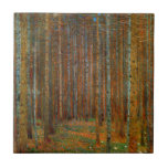 Gustav Klimt - Tannenwald Pine Forest Tile<br><div class="desc">Fir Forest / Tannenwald Pine Forest - Gustav Klimt,  Oil on Canvas,  1902</div>