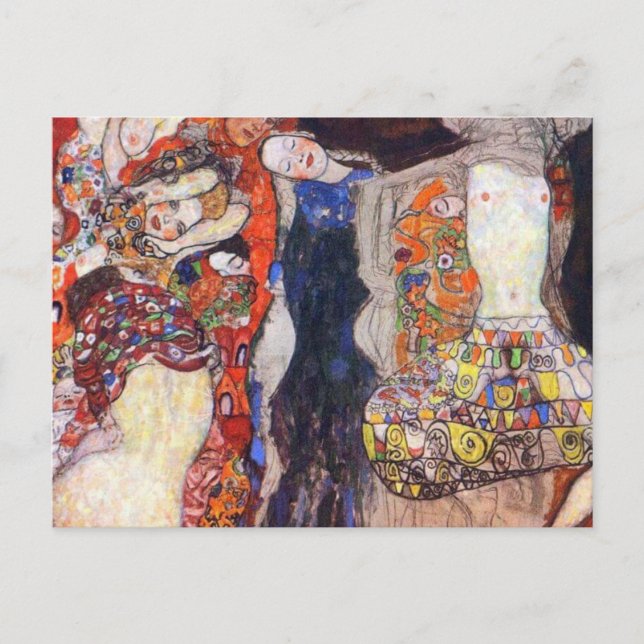 Gustav Klimt - The Bride Postcard (Front)