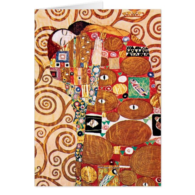 Gustav Klimt - The Embrace - Fine Art Painting (Front)