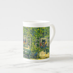 Gustav Klimt The House of Guardaboschi Bone China Mug