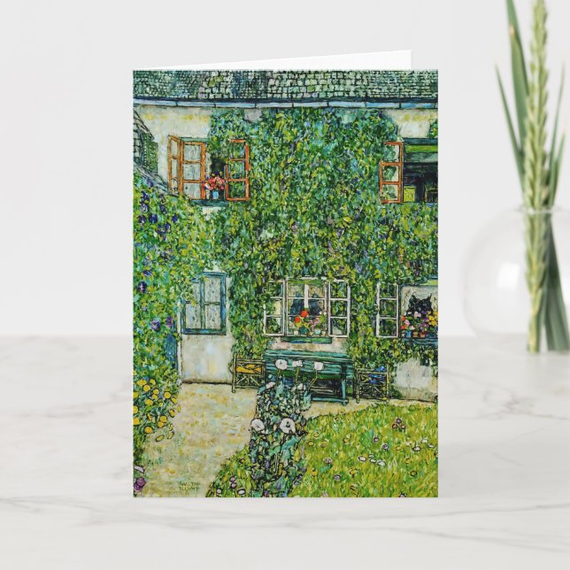 Gustav Klimt - The House of Guardaboschi Card (Front)