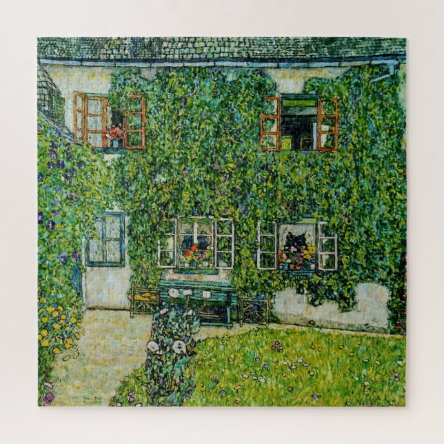 Gustav Klimt - The House of Guardaboschi Jigsaw Puzzle (Vertical)