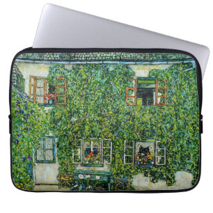Gustav Klimt - The House of Guardaboschi Laptop Sleeve