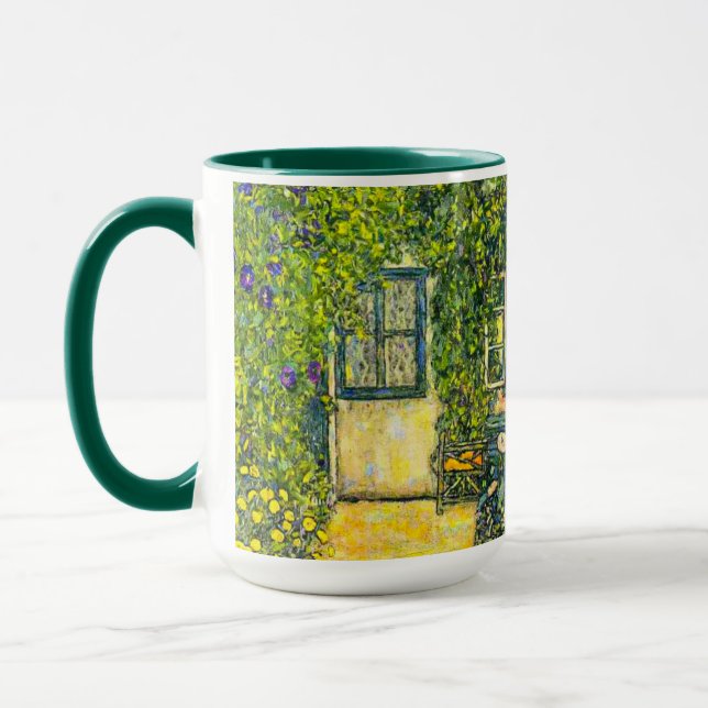 Gustav Klimt The House of Guardaboschi Mug (Left)