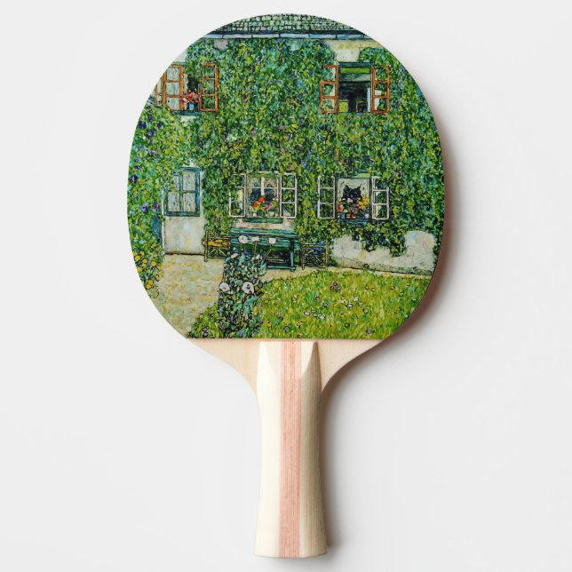 Gustav Klimt - The House of Guardaboschi Ping Pong Paddle (Front)