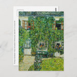 Gustav Klimt - The House of Guardaboschi Postcard<br><div class="desc">The House of Guardaboschi / House in Weissenbach of Attersee Lake - Gustav Klimt,  Oil on Canvas,  1912</div>