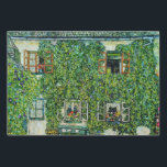 Gustav Klimt - The House of Guardaboschi Wrapping Paper Sheet<br><div class="desc">The House of Guardaboschi / House in Weissenbach of Attersee Lake - Gustav Klimt,  Oil on Canvas,  1912</div>