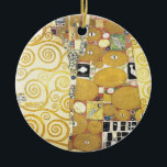 Gustav Klimt - The Hug - Classic Artwork Ceramic Ornament<br><div class="desc">Gustav Klimt - The Hug - Classic Artwork from one of the worlds most famous painters.</div>