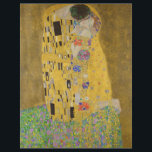 Gustav Klimt "The Kiss"<br><div class="desc">Gustav Klimt 's masterpiece: "The Kiss". “The Kiss, ” created by the Austrian painter Gustav Klimt. It’s considered to be his most famous work. He painted it between the years 1907 and 1908, which were the highpoint of his “Golden Period, ” when he painted a number of works utilizing gold...</div>
