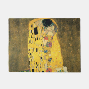 GUSTAV KLIMT - The kiss 1907 Doormat