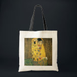 GUSTAV KLIMT - The kiss 1907 Tote Bag<br><div class="desc">GUSTAV KLIMT - The kiss 1907
Oil and gold foil on canvas</div>