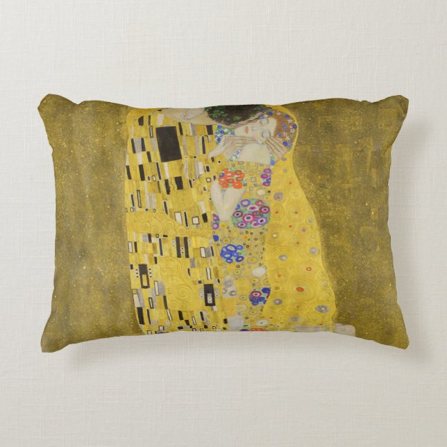 Gustav Klimt - The Kiss Accent Pillow (Front)
