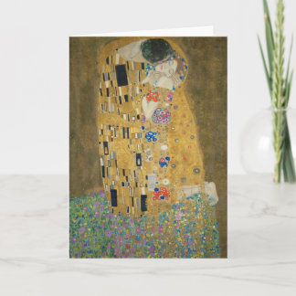 Gustav Klimt - The Kiss Card
