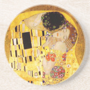 Gustav Klimt The Kiss Classic Coaster