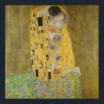 Gustav Klimt The Kiss Classic Painting Poster<br><div class="desc">Gustav Klimt's "The Kiss" is undoubtedly one of the most iconic and revered paintings of the early 20th century, epitomizing the Art Nouveau movement with its intricate details and gold leaf accents. The artwork depicts a loving couple, a man and a woman, locked in a tender kiss against a backdrop...</div>