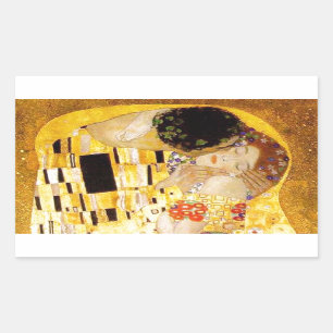 Gustav Klimt The Kiss Classic Painting Sticker