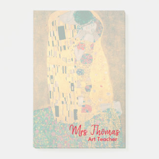 Gustav Klimt The Kiss Customized Post-it Notes 4x6