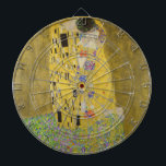Gustav Klimt - The Kiss Dartboard<br><div class="desc">The Kiss / Der Kuss - Gustav Klimt in 1907-1908</div>