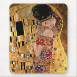 Gustav Klimt: The Kiss (Detail) Mouse Pad<br><div class="desc">A beautiful classic mouse pad featuring a romantic couple sharing a kiss,  painted by the Austrian symbolist painter Gustav Klimt.</div>