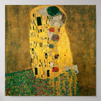 Gustav Klimt  - The Kiss (El Beso, Le Baiser) Poster