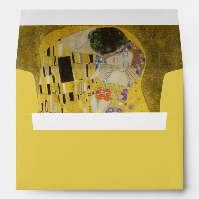 Gustav Klimt - The Kiss Envelope (Back (Bottom))