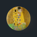 Gustav Klimt The Kiss Fine Art 1 Inch Round Button<br><div class="desc">Gustav Klimt The Kiss Fine Art Button</div>