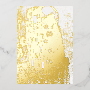 Gustav Klimt - The Kiss Foil Holiday Card